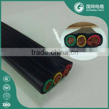 450/750v copper silicone rubber coated flat power cable