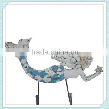 Designed Home Decorative Polyresin Led Mermaid Figurine