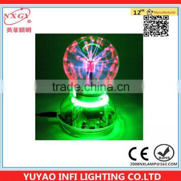 Novelties wholesale china glass plasma ball lamp