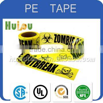 china manufacturer printable yellow caution barrier tapes