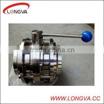 butt weld steel butterfly valve china manufacturer