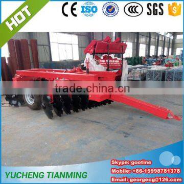 Agriculture machinery 4 wheels Tractor heavy drag harrow for sale