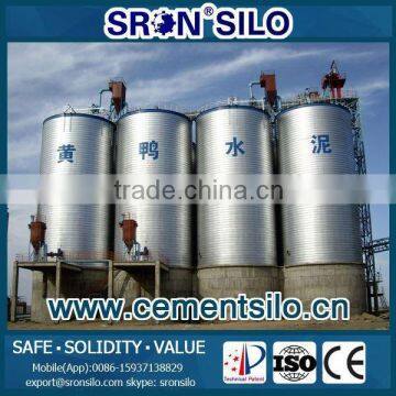 Spiral Folding Cement Storage Silos with Effective Dust Collector System