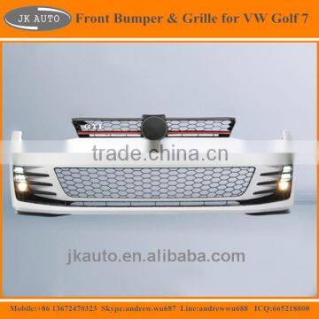 High Quality Front Bumper for Volkswagen Golf 7 Factory Direct Front Grille for Volkswagen Golf 7 2014