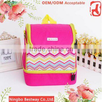 School Bag and Lunch Bag Set, Lunch Cooler Bag With Drink Holder photo-3