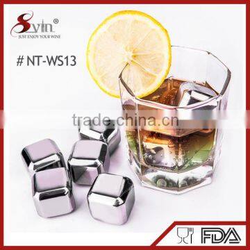 Best Gift for Boyfriend ! Perfect Stones for Wine ! Whisky Stones Set 304 Stainless Steel Ice Cubes photo-2