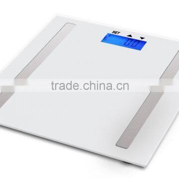 digit body fat scale with 2 AAA batteries