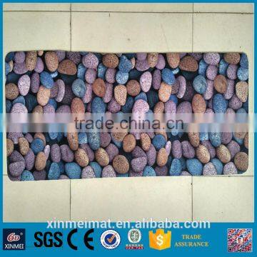 Alibaba China pebble PVC custom memory mat