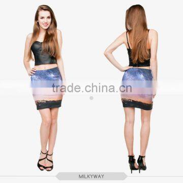 Online Top Selling Personalized Sublimation 3D Print Girls Sexy Mini Skirt photo-5