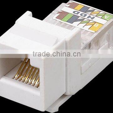RJ45 Cat5e Cat6 Utp Female Keystone Jack Commscope Cat6 Keystone Jack