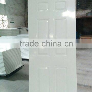 6 panel interior metal door