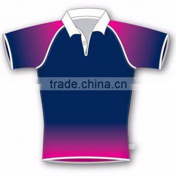 Slim fit _Polyester Sublimation Rugby football jerseys