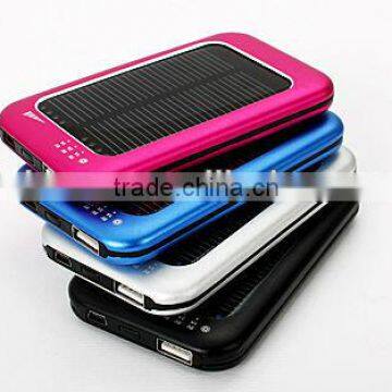 3600mAh Portable universal solar charger for mobile phone/iPhone/iPad