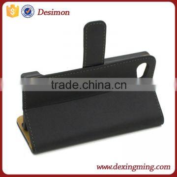 Luxury Wallet Stand Flip Case for Sony Z5 Compact Colorful Leather Phone Accessories Logo Cover Bags Custom photo-5