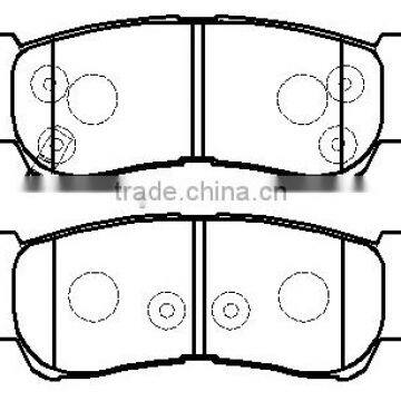 Semi-metal BRAKE PAD MD8343M for Japanese Vehicles Quality Choice