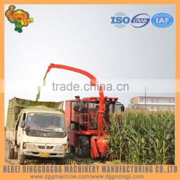 Double drum header straw silage Harvester cutter with chaff cutter blades