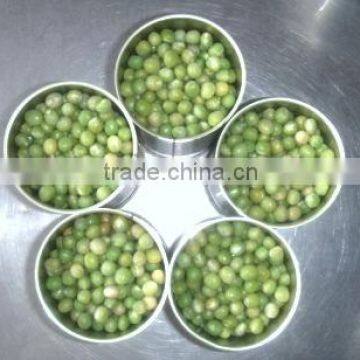 canned green peas