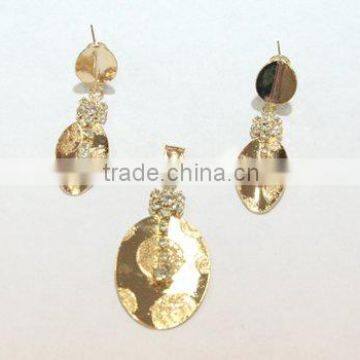 fashion jewelry set,fashion pendant and earring