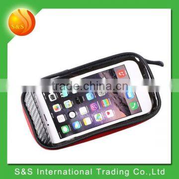 Hiking Bicycle Saddle Accessories Bag With Cell Phone Bag photo-4