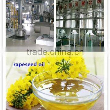 Rapessed oil refining mill plant with high quality ISO9001