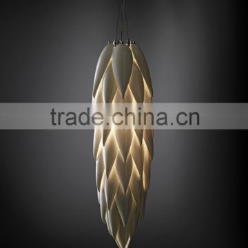 Hot Selling Modern Leaf Shaped Metal Chandelier Wall Lamp