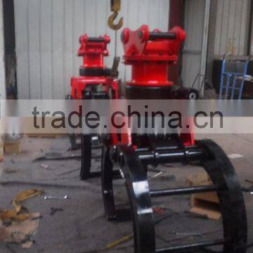 Excavator Hydraulic Rotating Log Grab / Wood Grab / Timber Grab photo-4