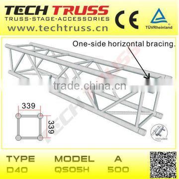 D40H-QS05 aluminum square truss , outdoor event aluminum stage truss system