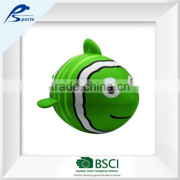 Green American football Clown Fish Beach ball