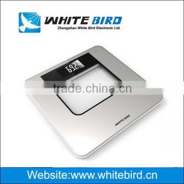 electronic digital bathroom scale, with CE, Rohs, Reach, tempered glass platform, backlight display, 330lb/0.22lb, high quality