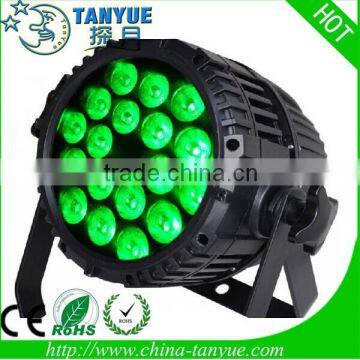 stage lighting RGBW 18 *10w led par light waterproof