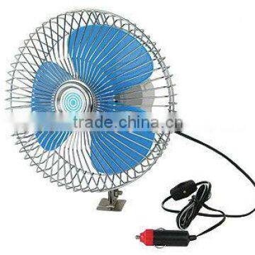 10 inch 60 grills half guard 12v / 24v oscillating car fan