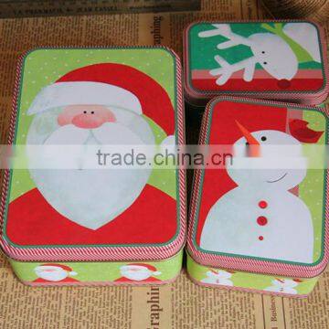 hot sale christmas tin box