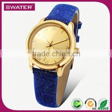 Accessories For Women 2016 Blue Leather China Watch Manufacturer