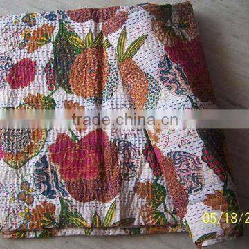 INDIAN HANDMADE KANTHA WORK BEDSPREADS