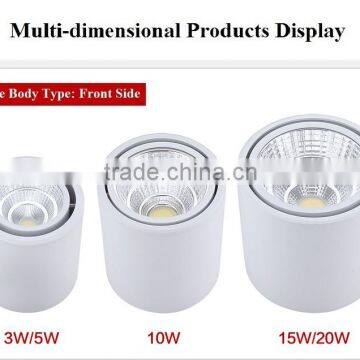 2016 led Manufacturer hot sale led COB Downlights, LED Surface Mounted Downlights