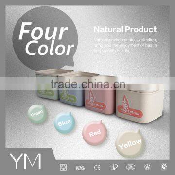 Wheat Straw Plastic Jar/container 550ml/850ml/1650ml