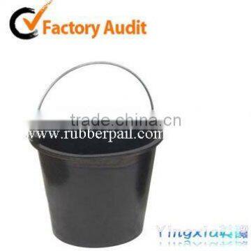 recycled rubber buckets,Industry bucket,cement pail,9L rubber barrel