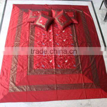 bedding set/silk feeling duvet cover/Indian covers bed