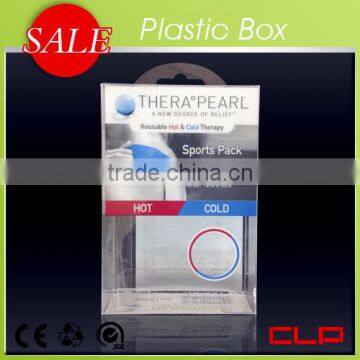 New made plastic clear packaging boxes custom logo