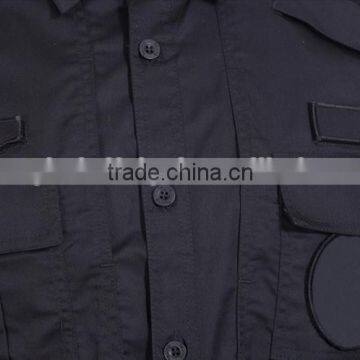 Custom Short / Long Sleeve Black Wearproof Security Guards Uniform photo-4