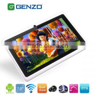 2014 Best Selling Allwinner ATM7021Cortex A9Dual Core Factory Reset Android Tablet Pc