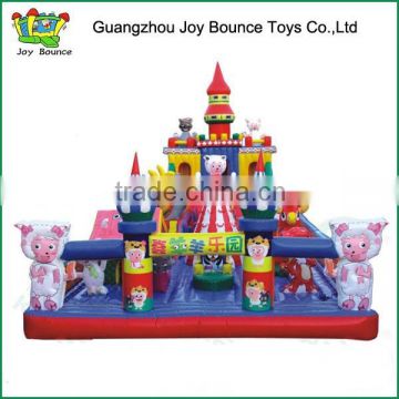 amusement park inflatable fun city for sale ,kid fun city big inflatable playground