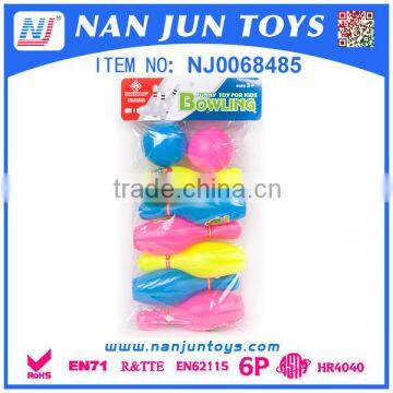Sport toys plastic bowling ball set for kids