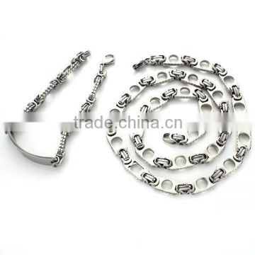 Fascinating Chain Charming Bracelet and Necklace Set Fashion Jewelry