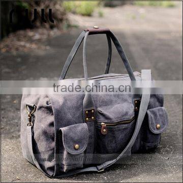 Fashion Teenager Style Canvas Sports Custom Gym Duffle Bag                        
                                                Quality Choice