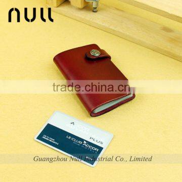 Supplier Leather Credit Card Wallet Promotion business card holder