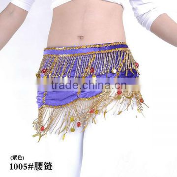 SWEGAL Belly dance Costume,belly dance scaf hip scarf,belly dacne coin scarf SGBDW13038