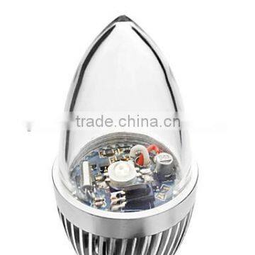 E14 3W RGB Light Remote Controlled LED Candle Bulb (85-265V) photo-3