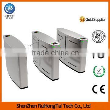 Retractable Flap Barrier Turnstile / RFID Reader Security Flap Turnstile Gate