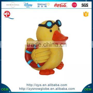 Little Yellow Duck Figurine with resin animal figurine decoration pieces